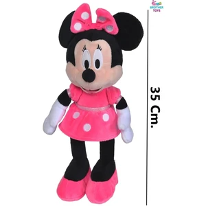 Brother Toys 35 Cm. Minnie Mouse Peluş Oyuncak Ithal Kaliteli Fare Mickey Mini Miki Maus