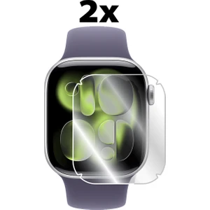 Apple Watch Series 11 - 10 42MM ile Uyumlu Hydrogel Ekran Koruyucu (2 Adet)