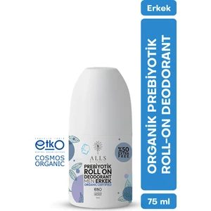 Alls Biocosmetics Organik Prebiyotik Roll-On Deodorant 75 ml - Erkekler İçin