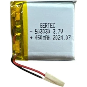 503030 3.7V 450MAH Li-Polymer Pil DEVRELI/1.5A