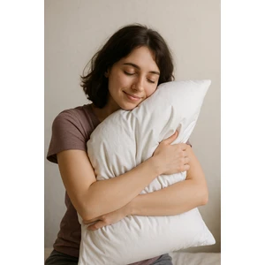 Havena 2 Adet Silikon Yastık - Beyaz - 50X70 cm