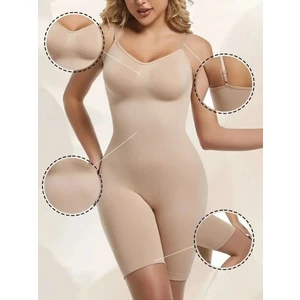 Larix Model Extra Toparlayıcı Extra Sıkılaştırıcı Tam Boy Tulum Korse Ten Renk