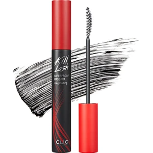 Kalıcı, Uzun, Kıvrık Kirpik Etkisi Veren Maskara CLIO Kill Lash Superproof Mascara (01 Long Curling)