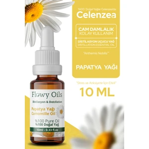 Flowy Oils Papatya Yağı %100 Doğal Bitkisel Uçucu Yağ Camomille Oil 10 ml