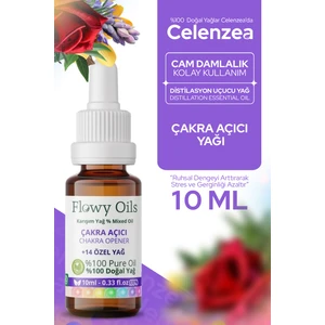 Flowy Oils Flowy Çakra Açıcı Doğal Özel Bakım Yağı %100 Saf Karışım Chakra Opener Mixed Oil 10 ml