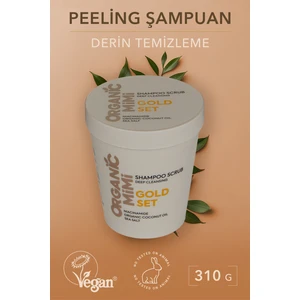 Peeling Şampuan Hindistan Cevizi & Deniz Tuzu, Arındırıcı Şampuan ve Saç Peelingi, 310 G