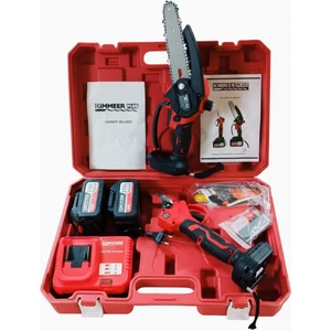 Kimmeer Plus 21V Çift Akülü Çelik Şanzıman Dal Budama Makası & Kendinden Yağlamalı Testere2 Li Set