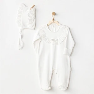 Petit Love Bebek Tulum Takım AC24504 Ekru