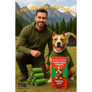 5 Rulo 25X35CM Pudra Kokulu Kedi Köpek Kaka Poşeti Kutulu Dayanıklı Pet Evcil Hayvan 5 Rulo 100 Adet