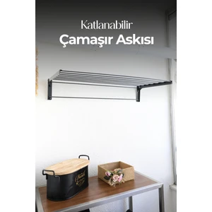 HE Metal Aksesuar Katlanabilir Çamaşır Askısı – Portatif Çamaşır Kurutmalık Foldable Dryer