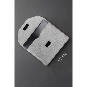 Doly Case 11 Inç Tablet / Laptop Kılıf Çantası - Gri
