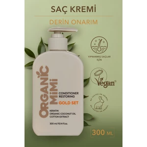 Saç Kremi Hindistan Cevizi & Keratin, Kuru ve Yıpranmış Saçlar Için Onarıcı Saç Bakım Kremi, 300 ml