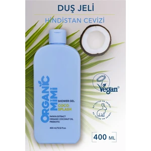 Duş Jeli Coco Splash Nemlendirici Vücut Şampuanı | Vegan Duş Jeli ve Kadın Vücut Bakımı Ürünü 400 ml