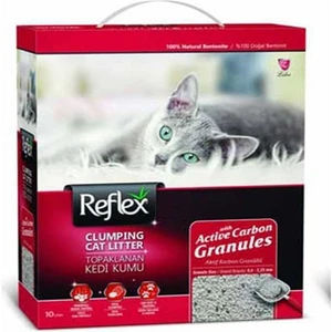 Granül Aktif Karbonlu Topaklanan Doğal Kedi Kumu 10 Lt