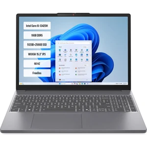 IP3 83K100Q0TR-04 i5-13420H 16GB DDR5 512GB+256GB SSD WUXGA 15.3" IPS FreeDos