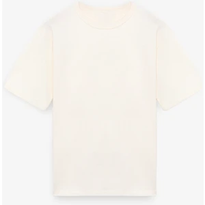 CATWALK Erkek %100 Pamuk Regular Fit Ekru T-Shirt