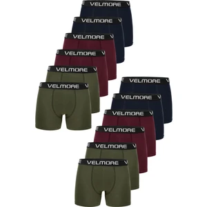 Erkek Boxer 12’li Premium Kutu Pamuklu Likralı (Beden S - 5xl)