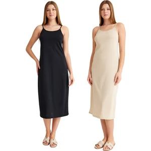 2152_AYAR Askılı Elbise Astarı Içlik Jüpon