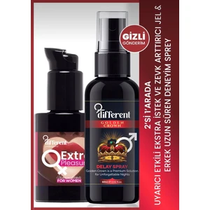 Uzun Deneyim Sprey Erkek ve Kadın Uyarıcı Jel