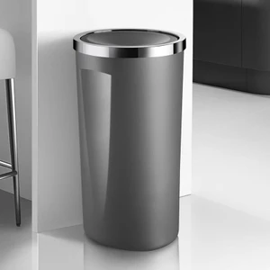 Lenox Gri Çöp Kovası 35 Lt