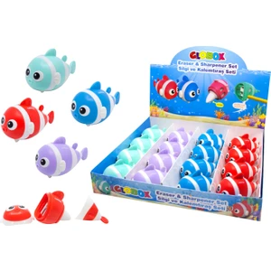 Çift Bıçaklı Kalemtraşlı ve Silgili Balık