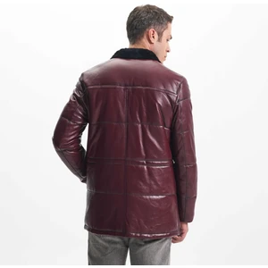 Bordo Hakiki Deri Erkek Hakiki Deri Kaban - E23KDM310461-Q4N