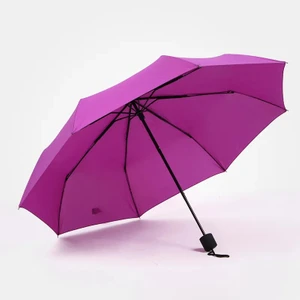 Mini Çanta Boy Bayan Şemsiyesi Siyah Şemsiye