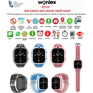 KT29-21 4g Android Sim Kartlı Çocuk Takip Saati