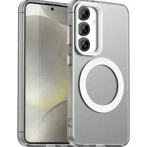 Samsung Galaxy S25 Fe Kılıf Kamera Çıkıntılı Mat Magsafe Şarj Özellikli Kenarları Renkli Premium Sert Kapak