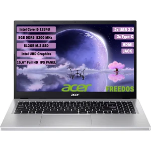 Aspire AG15-71P Intel Core I5 1334U 8 GB 512 GB SSD 15,6'' FHD IPS Freedos NX.JDCEY.001