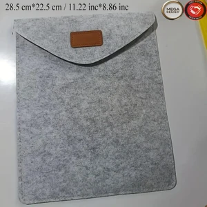 Kolay Koruma ve Taşınabilirlik Için Keçe Malzemeden Yapılmış Ofis Bilgisayar Tablet Saklama Çantası