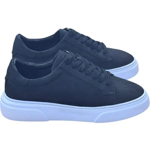 Siyah Nubukderi Spor Ayakkabı -Siyah Spor Ayakkabı