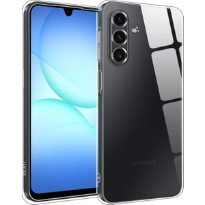 Samsung Galaxy A17 Kılıf Şeffaf Kamera Korumalı Esnek Yumuşak Silikon