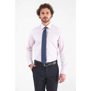 Erkek Gri Pamuk Regular Fit Klasik Gömlek GM21K212076_K55