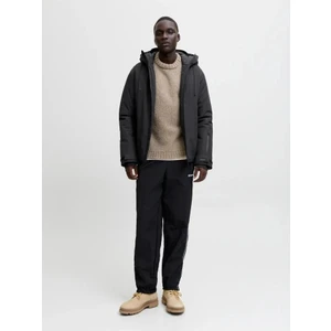 Jack&jones 12283166 Jcofusıon Technıcal Jacket Sn Black Erkek Mont