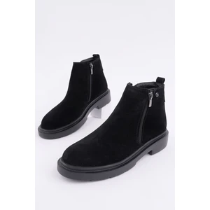 Astra Hakiki Deri Çift Fermuarlı Erkek Casual Kışlık Bot