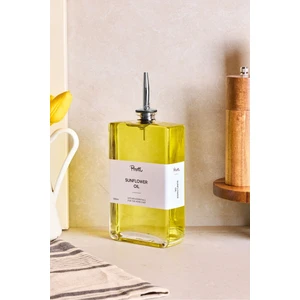 Molivet 500 ml Cam Yağdanlık ve Sosluk – Gümüş Kapaklı, Damlama Önleyici, Ergonomik Tasarım, Kolay Temizlenir