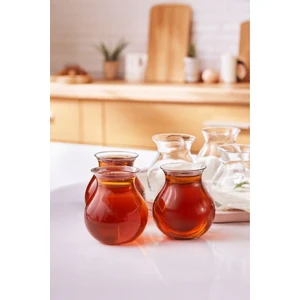 Mercan 6'lı Borosilikat 200 ml Çay Bardağı