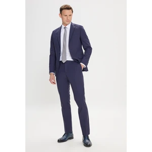 Altınyıldız Classics Erkek Lacivert Slim Fit Dar Kesim Mono Yaka Takım Elbise