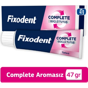 Complete Aromasız Diş Protez Yapıştırıcı Krem 47 gr – Güçlü Tutuş, Sızdırmazlık ve Gün Boyu Konfor