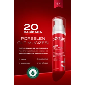 Acqua Perfection Collagen | Nemlendirici Onarıcı Kırışıklık Karşıtı Kolajen Porselen Cilt Soyulabilir Yüz Maskesi 70 ml"