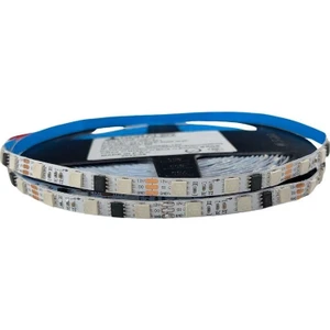 WS2811 6mm Ince Pcb Argb Adreslenebilir Pixel Şerit LED IP20 5m 60LED Magic LED