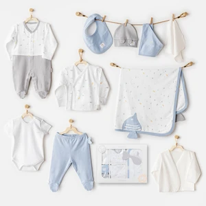 AC25601 Ocean Is My Happy Place 10 Parça Hastane Çıkışı White