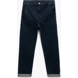 Pamuklu Relax Fit Denim Pantolon