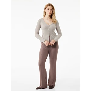 Rahat Kesim Beli Lastikli Modal Pijama Altı