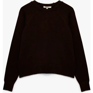 Uzun Kollu Bisiklet Yaka Basic Triko Kazak