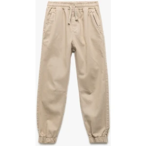 Pamuklu Beli Bağcıklı Basic Jogger Pantolon