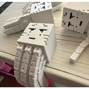 Minecraft Ghast Figürü Dokungaçları Hareketli Hediyelik Tatlı