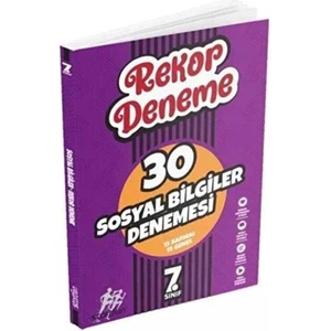 Startfen Yayınları 7. Sınıf Sosyal Bilgiler Rekor Deneme