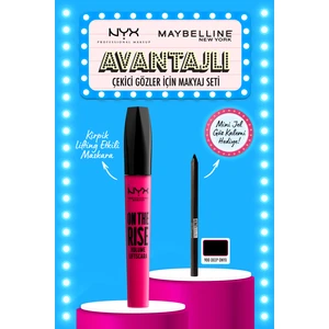 Nyx Professional Makeup On The Rıse Volume Lıftscara & Mini Maybelline Tattoo Liner Gel Pencil Hediyeli Set